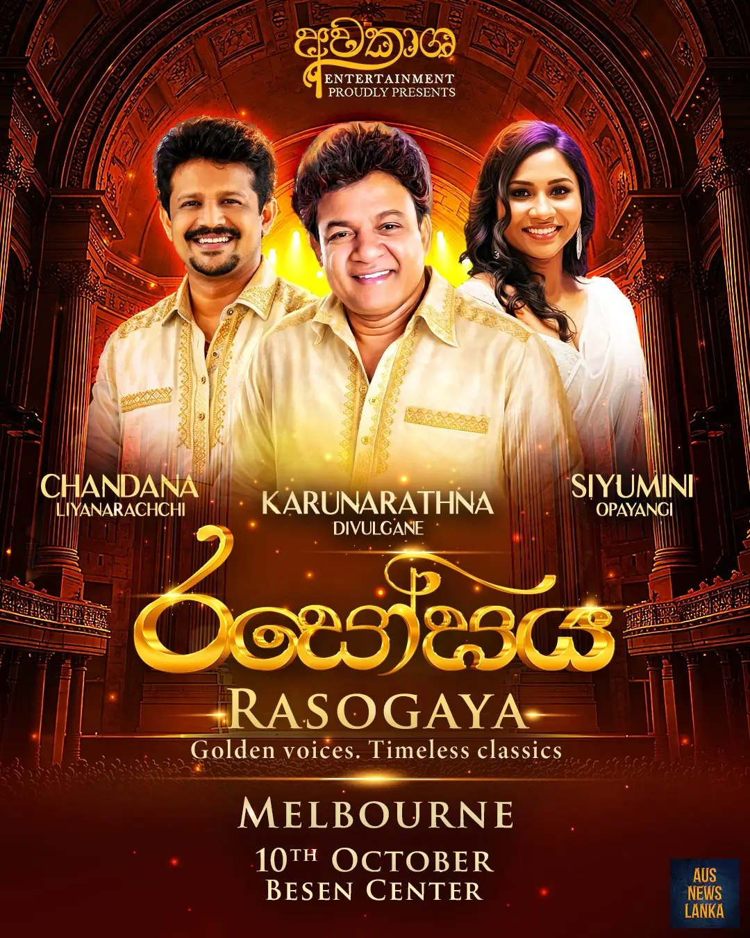 RASOGAYA - Golden Voices & Timeless Classics - MELBOURNE